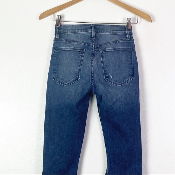 Frame Denim Jeans Le High Skinny Distressed Denim Jeans Sz 25 LHSk231 - Picture 10 of 11